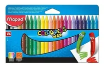 Comprar Crayones Ceras Maped Color Peps X 24 Colores Arte Escolar