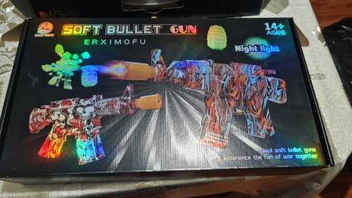 Pistola Led Con Balas De Hidrogel Fosforescente 2023 M416