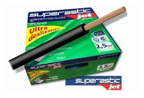 Imagen 3 de 6 de Cable 2.5mm Unipolar Superastic Prysmian Corte X50mts