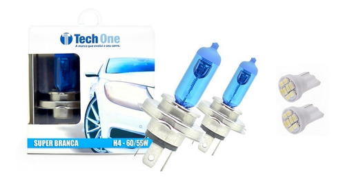Imagem 2 de 3 de Kit 4 Lampadas Brancas Farol+ Lanterna Gm Prisma 2007 A 2012