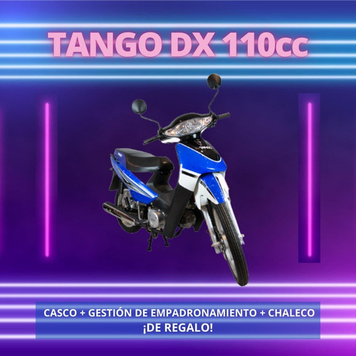 Tango Dx 110 - Casco + Gest. Empadrona. + Chaleco ¡gratis!