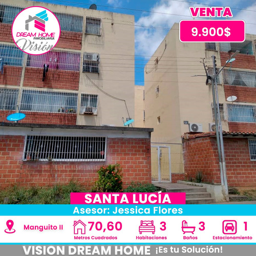 En Venta Apartamento En Urbanización El Manguito Ii Carretera La Raíza Santa Lucía 