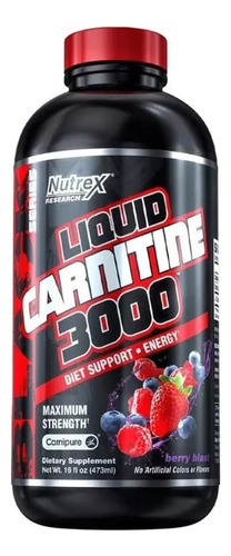 L-carnitina Liquida 3000mg Nutrex  Carnitina Liquida 480 Ml