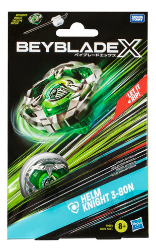 Trompo Beyblade Helm Knight 3-80n Verde