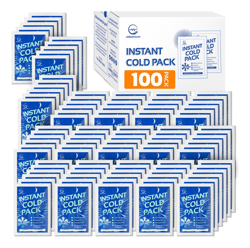 25 Packs Instant Ice Cold Pack (6 X 4.5) - Desechable 489bs