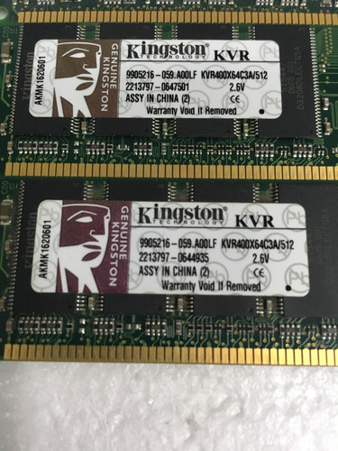 Memoria 512 Ddr 400 Pc3200 - Kingston Samsung Titan