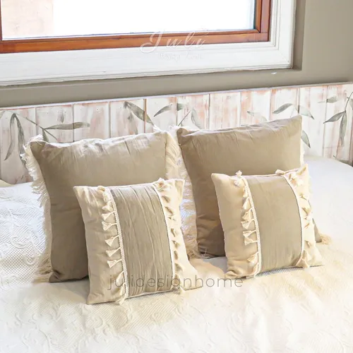 Almohadones para cama decorativos sale