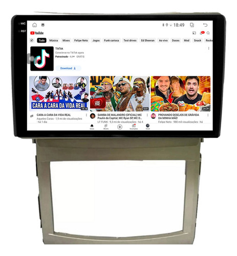 Multimidia Hyundai Veracruz 9p Android Carplay 4/64gb + Ré