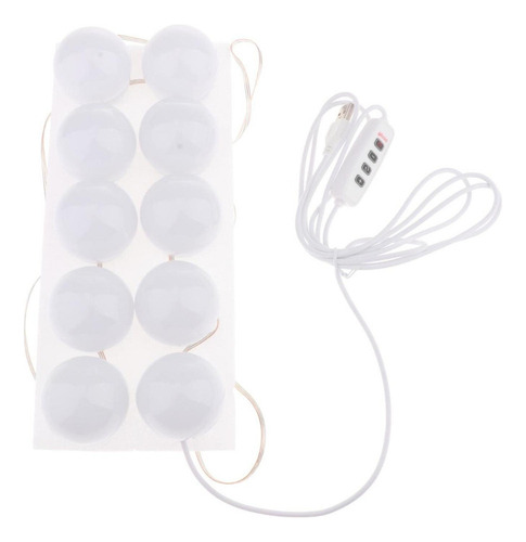 Luces Led Para Luces De TĂșnel De Espejo Tira 10 Bombillas