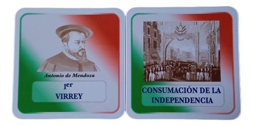 Juego Didáctico Memopáres Histórico, Fechas Histór De México