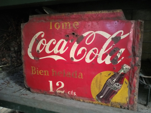 Cartel Coca Cola Antiguo