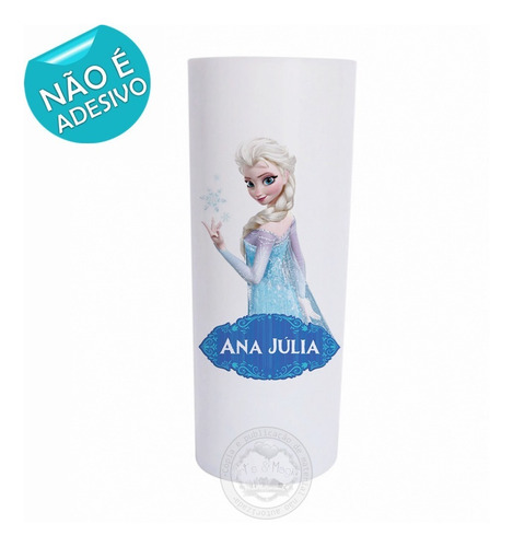 Imagem 2 de 3 de 30 Copos Personalizados Long Drink 320ml Frozen
