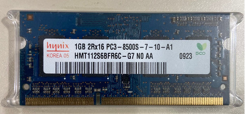 Hynix 1g 2rx16 Pc3-8500s-7-10-a1 Bhmt112s6bfr6c-g7 N0 Aa-c