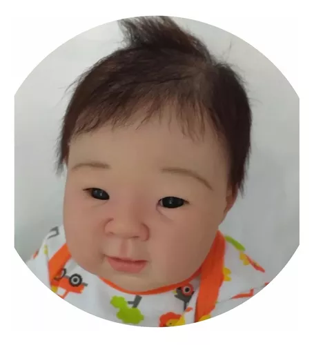 Bebe Reborn Menino Japones Super Realista - Corpo Tecido