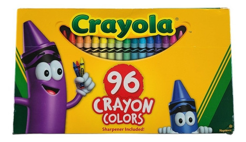 Crayola Originales Con 96 Colores De Cera Americanos
