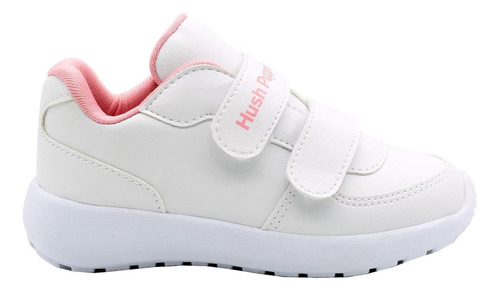 Sneaker Hush Puppies Hipo - 22 Al 25 Blanco/ros Para Niña