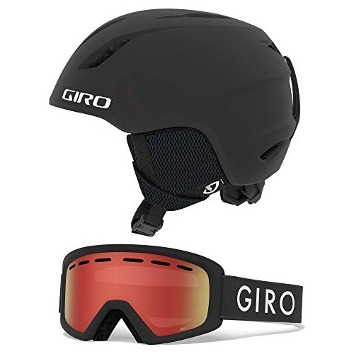 Giro Lanzamiento Kids Snow Helmet Goggle Combo Matte Black/b