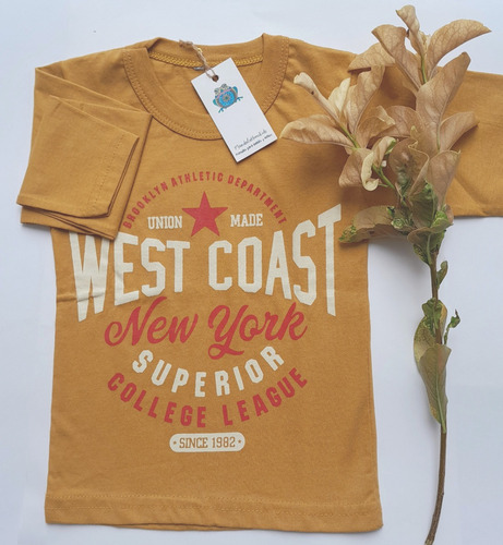 Imagen 2 de 4 de Remeras De Algodón Estampadas Niños Talles 2 Al 14