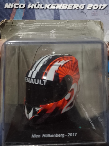 Coleccion Cascos F1. Nico Hulkenberg 2017. Nuevo 