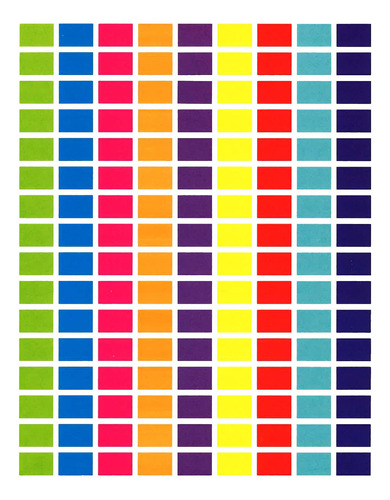 Tag-a-room Etiqueta Adhesiva Rectangular 1 2 3 4 9 Color