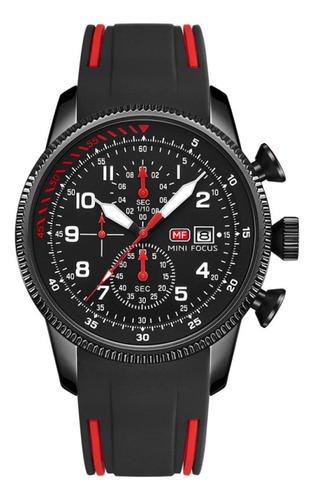 Reloj Para Hombre Mini Focus Mf0379g Mfa58010105 Negro