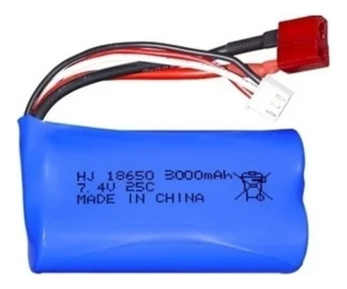 Lipo Bateria Recarregável 7,4v 3000mah 2s 25c Rc Autos E Aer