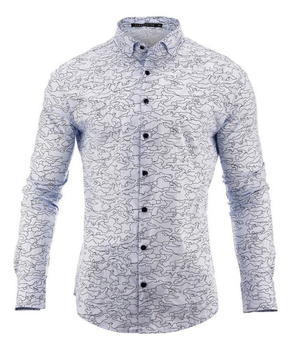 Camisa Hombre Farenheite Maps