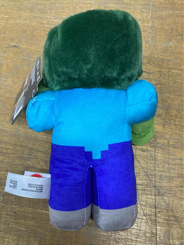 Peluche Zombie Mob Minecraft Mojang Mattel Color Verde
