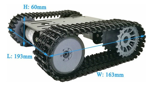 Robot Con Orugas Plataforma De Coche Inteligente Robot Tanqu