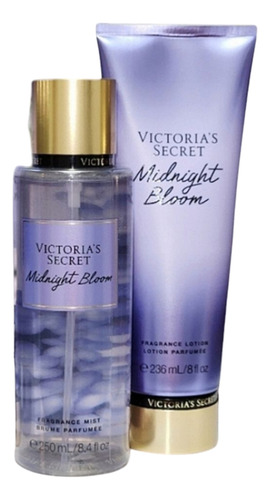 Victoria Secret Set Splash + Crema Midnight Bloom