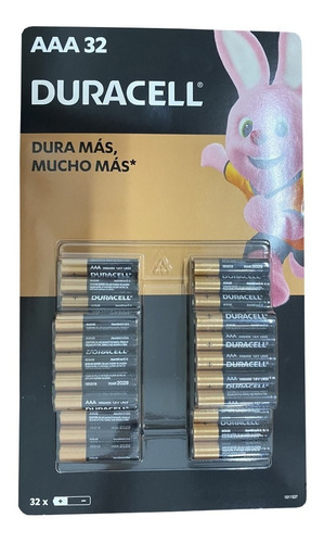 Pila Batería Duracell Nuevas Aaa - 32 Pilas En El Paquete