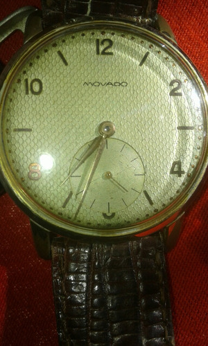 Reloj Movado Clasico Correa Piel De Cocodrilo