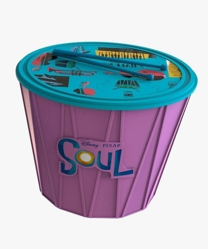 Imagen 1 de 2 de Pochoclera Balde Premium Tambor Soul ( Disney - Pixar )
