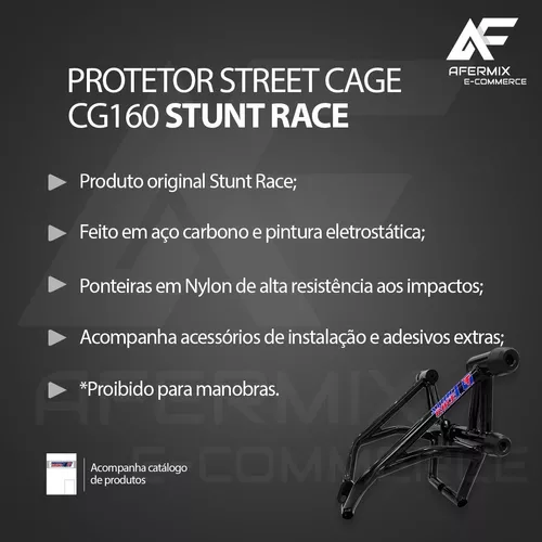 protetor reforçado street cage titan start fan 160 - STUNT RACE