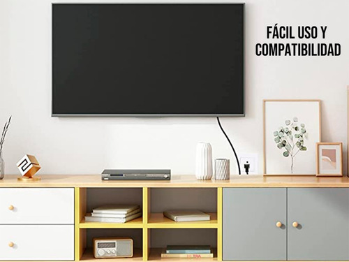 Imagen 7 de 10 de Cable Alimentación 1.55 Metros Smart Tv Ps4 Ps5 Xbox One