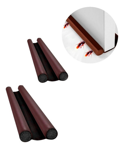 Pack X2 Cubre Puertas Aislante De Temperatura Bichos