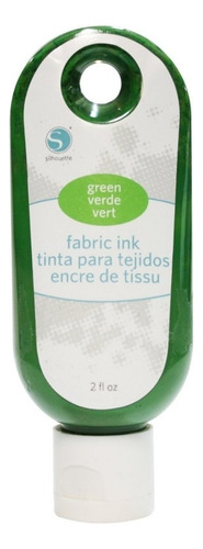 Tinta Para Tela Silhouette De 2oz - - Tinta Verde