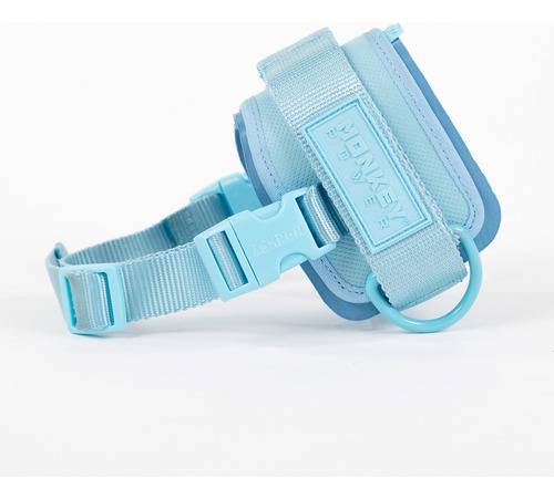 Monkey Power Fit Par De Grilletes Ultra Azul Cielo, Gym, Polea Con Talonera Fitness, Gimnasio Para Gluteos, Pierna Y Laterales, Materiales De Alta Calidad, Nylon, Plastico Y Acero, Correas Reforzadas.