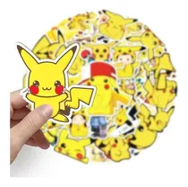 Comprar Stickers Autoadhesivos De Pikachu \u002F Pokémon (50 Unidades)