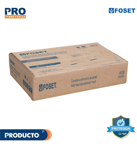 Campana Extractora Acero Inoxidable Foset 60 Cm 46536