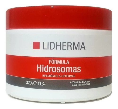 Crema Hidratante Hidrosomas Hialurónico 320gr Lidherma Tipo de piel Grasa/Mixta