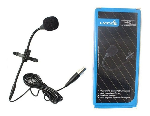 Microfone Lyco C/fio Saxfone Avulso Mini-xlr Im01mx