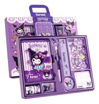 Comprar Kit Grande Papelería Sanrio Kuromi Melody Agenda Bolígrafo
