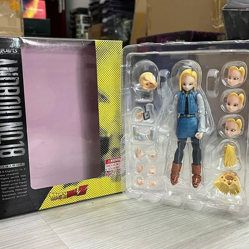 Boneco De Ação Shf Dragon Ball Android No.18, Modelo, Brinqu