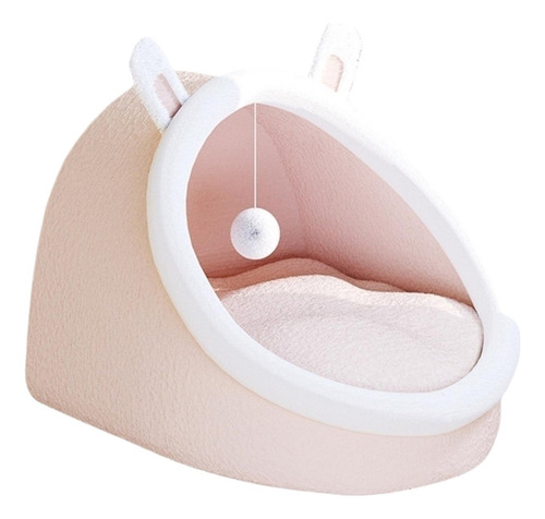A Cama Para Mascotas Con Pelota De Juego, Casa Para Rosa M