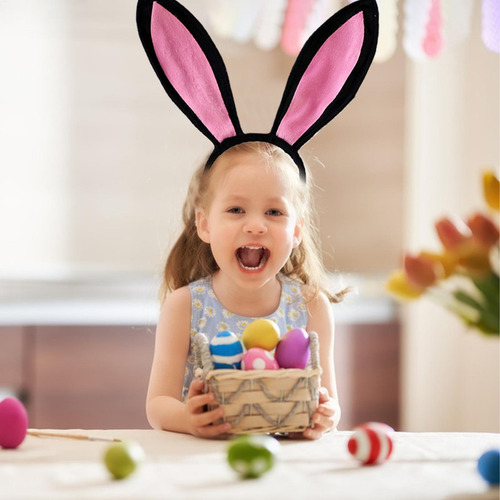 Disfraz De Conejo De Pascua Diadema Con Orejas De Conejo Dia
