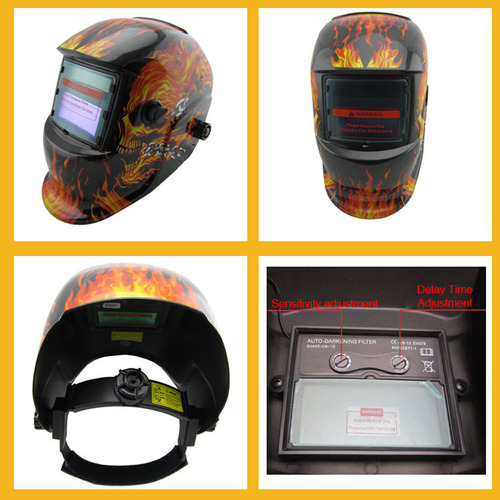 Capacete De Soldagem Solar Com Escurecimento Automático Com