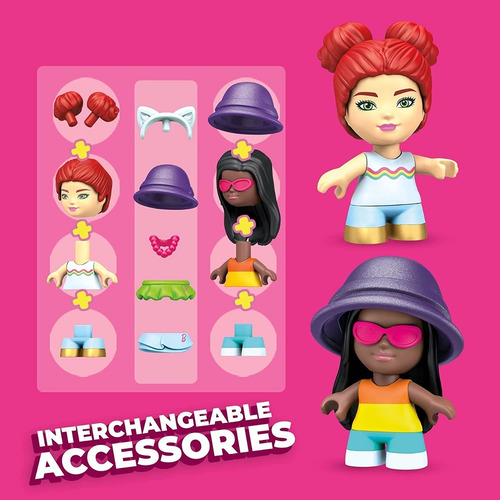 Barbie Beach Adventure Set Con 2 Minifiguras