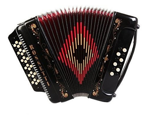 Rossetti, Acordeon De 34 Teclas (ros3412-gcf-bk)