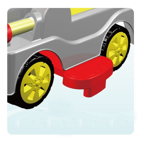 Carrito Montable Para Niños Locomotora 5558 Con Baston